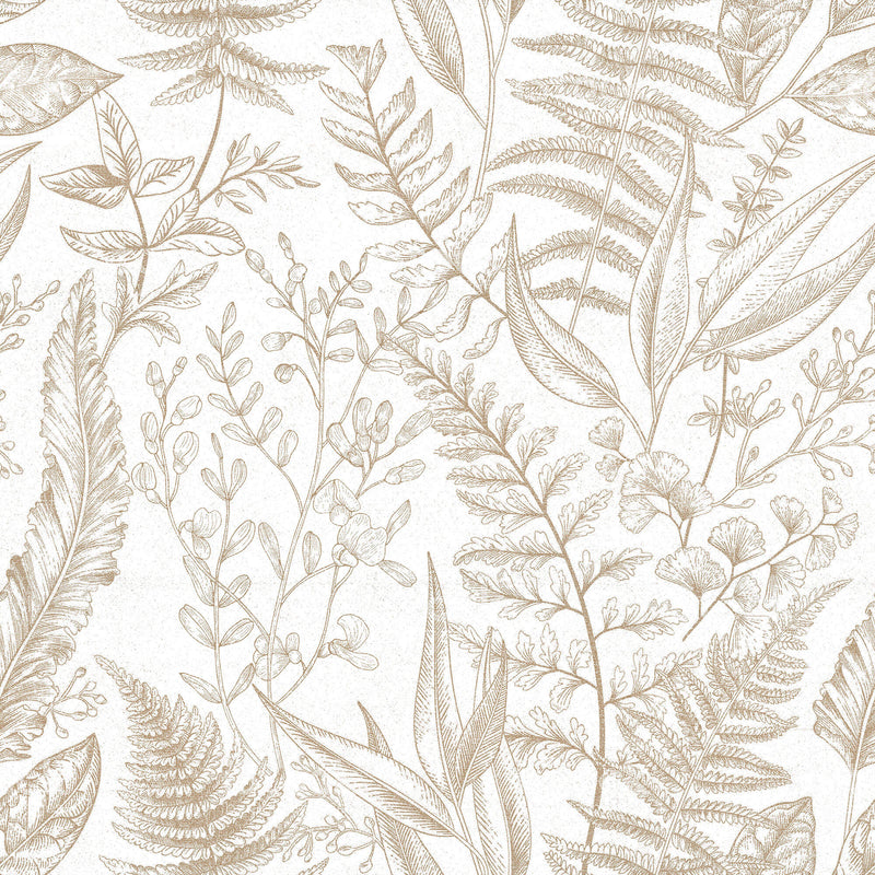 media image for sample botanical beige wallpaper from the into the wild collection by galerie wallcoverings 1 28