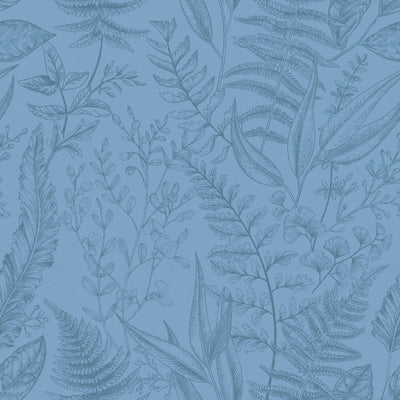 product image of sample botanical blue wallpaper from the into the wild collection by galerie wallcoverings 1 568