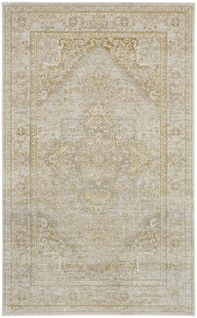 product image of Tripoli Gold and Gray Rug by BD Fine Flatshot Image 1 599