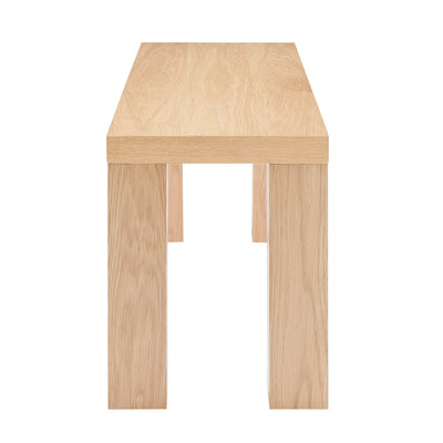 product image for abby bench by euro style 19720oak kit 2 35