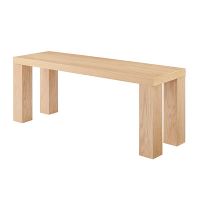 product image for abby bench by euro style 19720oak kit 3 60