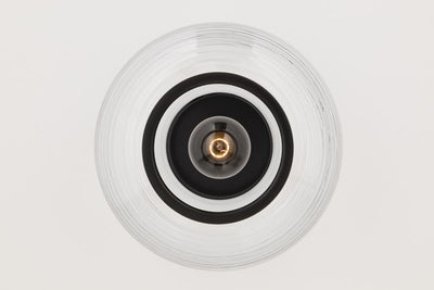 product image for maggie 1 light flush mount by mitzi h418501 agb 6 7