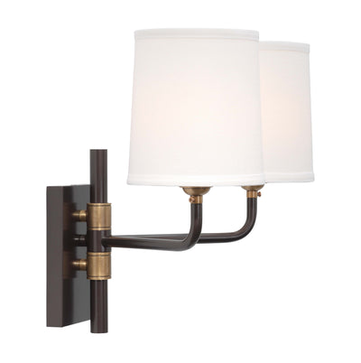 product image for lawton double arm wall sconce by bd lifestyle 4lawt dbob 5 42