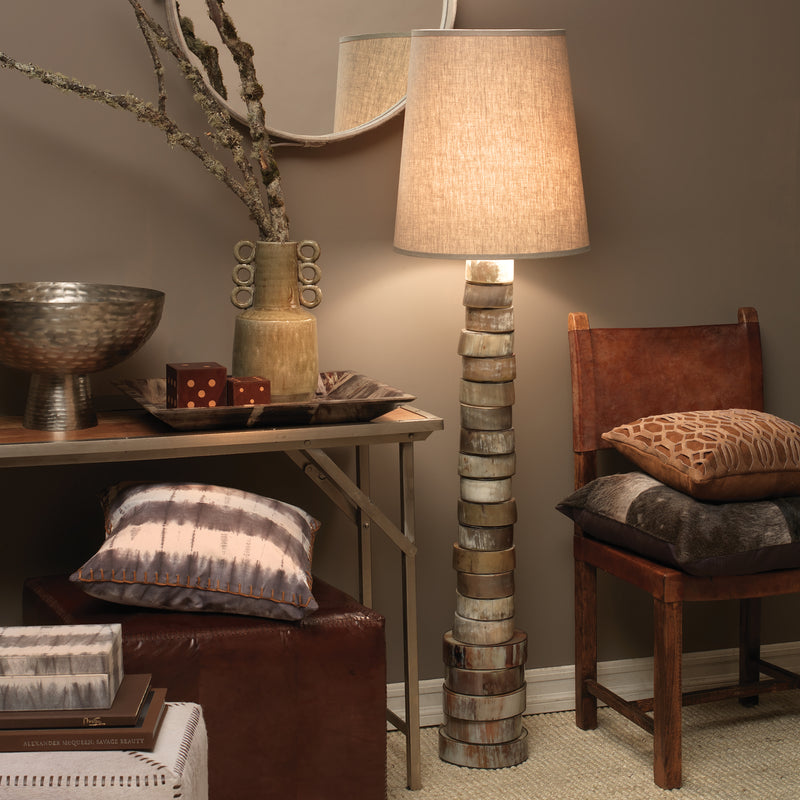 media image for Stacked Horn Floor Lamp design by Jamie Young 261