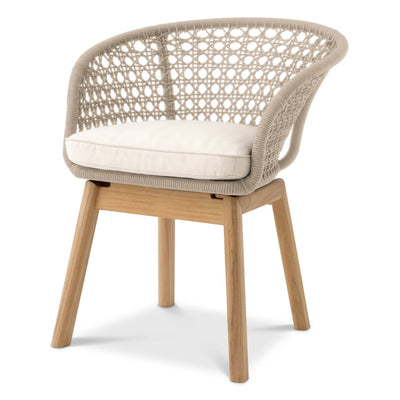 product image of Outdoor Dining Chair Trinity Weave Flores Off White By Eichholtz Eich 117014 1 588
