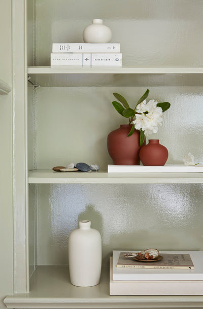 product image for Ceramic Blossom Vase, Matte White 45