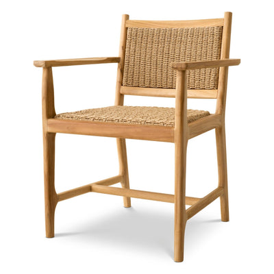 product image of Outdoor Dining Chair Pivetti Natural Teak By Eichholtz Eich 117428 1 530