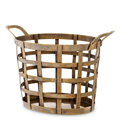 product image of Basket Vreeland Vintage Brass Finish By Eichholtz Eich 116550 1 590