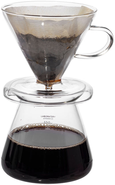 product image for glass coffee dripper set design by puebco 7 39