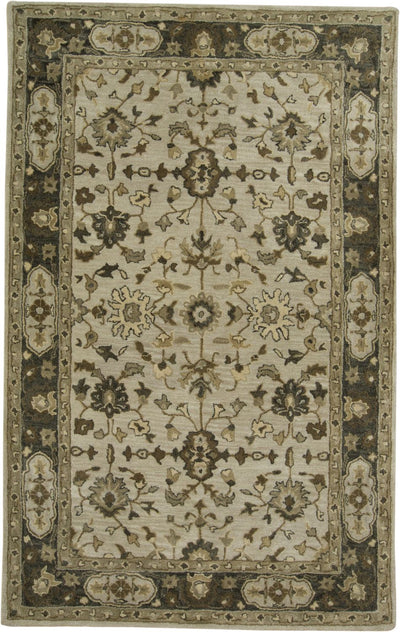 product image for Botticino Hand Tufted Gray and Beige Rug by BD Fine Flatshot Image 1 7