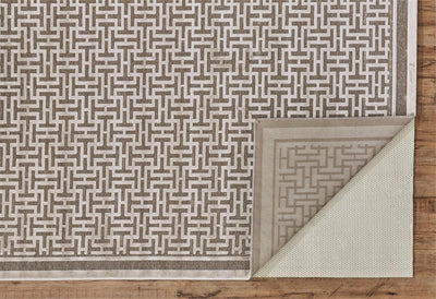 product image for Pellaro Taupe and Ivory Rug by BD Fine Fold Image 1 31