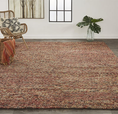 product image for Genet Hand Woven Rust and Brown Rug by BD Fine Roomscene Image 1 3