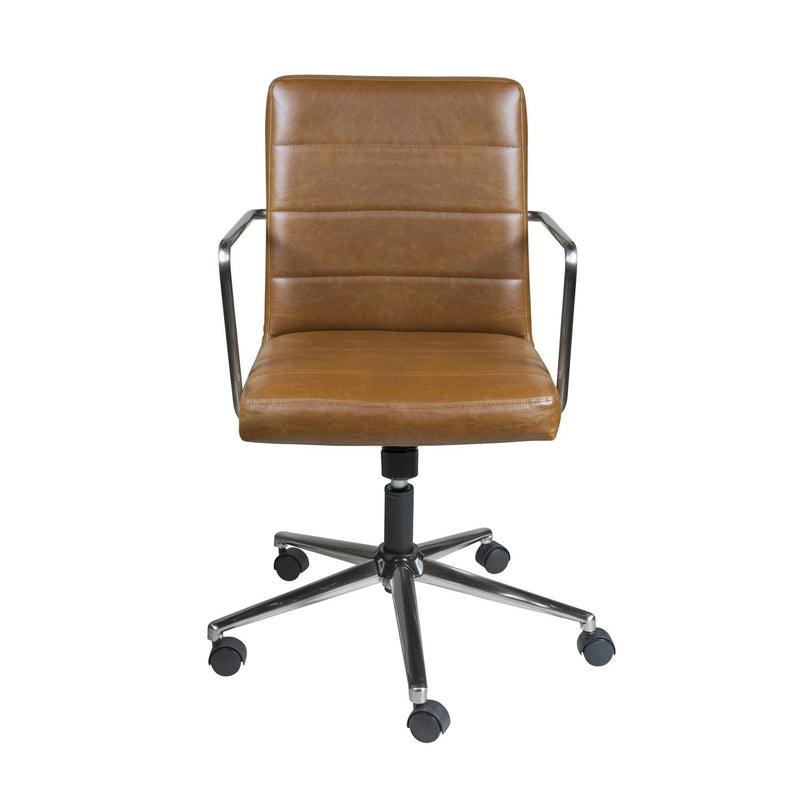 media image for Leander Low Back Office Chair in Various Colors Flatshot Image 1 267