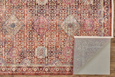 product image for Tessina Rust and Pink Rug by BD Fine Fold Image 1 85