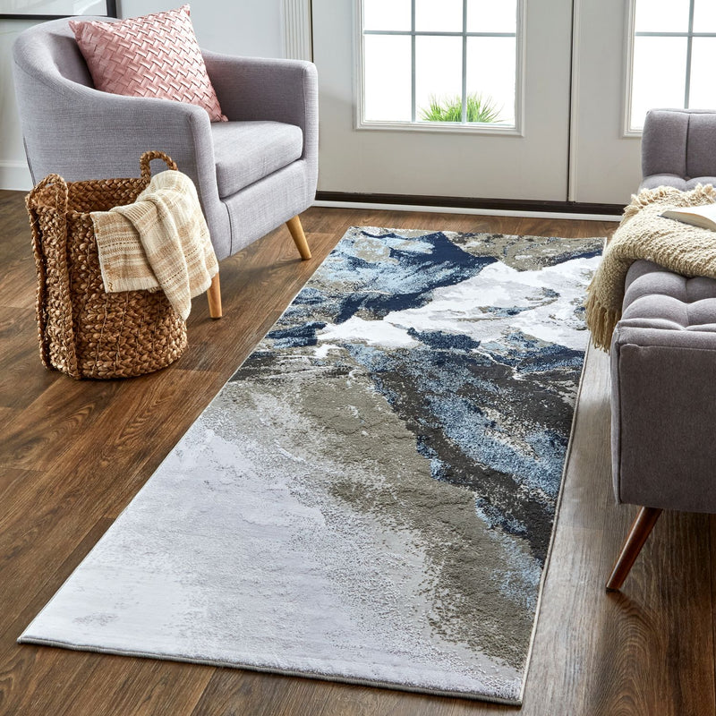 media image for Javers White and Gray Rug by BD Fine Roomscene Image 1 225