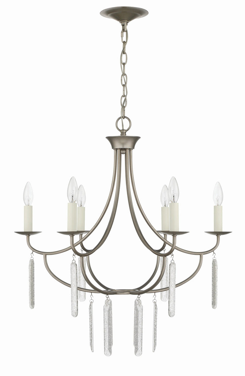 media image for Ella 6 Light Classic Candle Chandelier By Lumanity 2 260