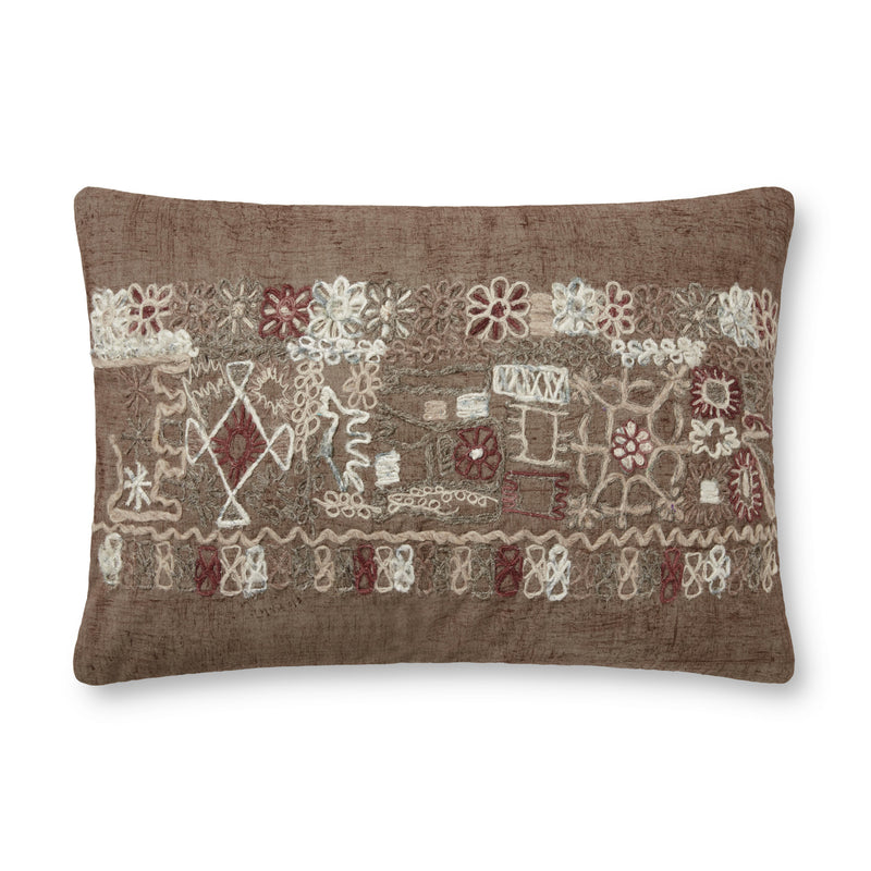 media image for Handcrafted Taupe / Multi Pillow Flatshot Image 1 231