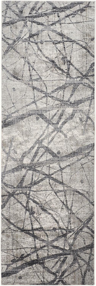 product image for Kiba Warm Gray and Charcoal Rug by BD Fine Flatshot Image 1 6
