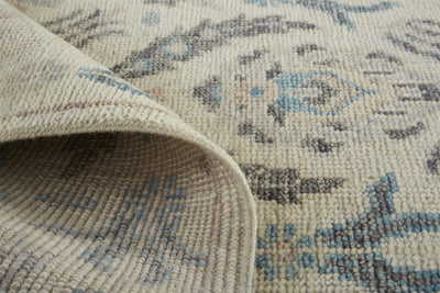 product image for Bennet Hand Knotted Beige and Blue Rug by BD Fine Roll Image 1 33