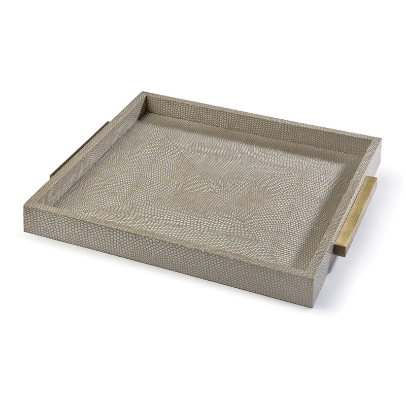media image for square shagreen boutique tray design by regina andrew 1 284