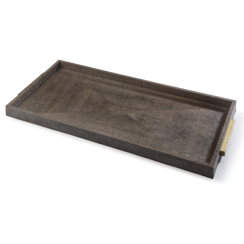 media image for rectangle shagreen boutique tray design by regina andrew 1 2 227