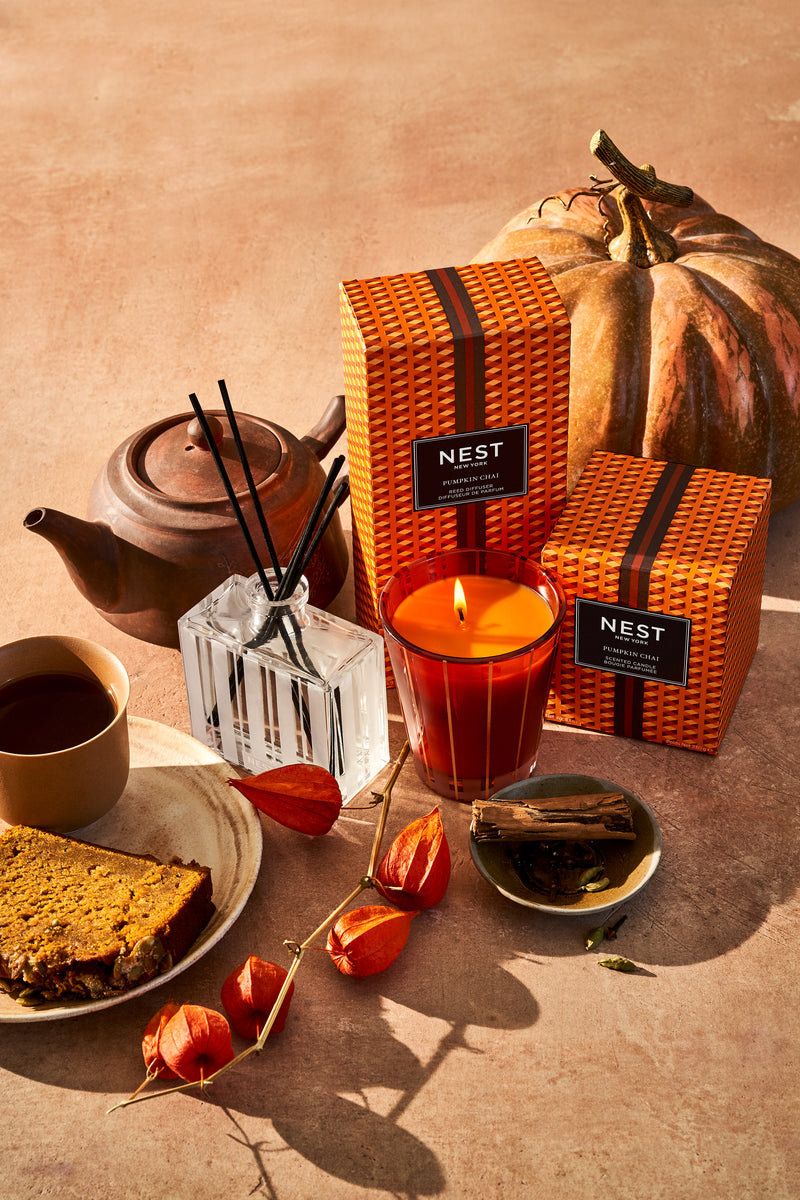 media image for pumpkin chai reed diffuser by nest fragrences 3 263