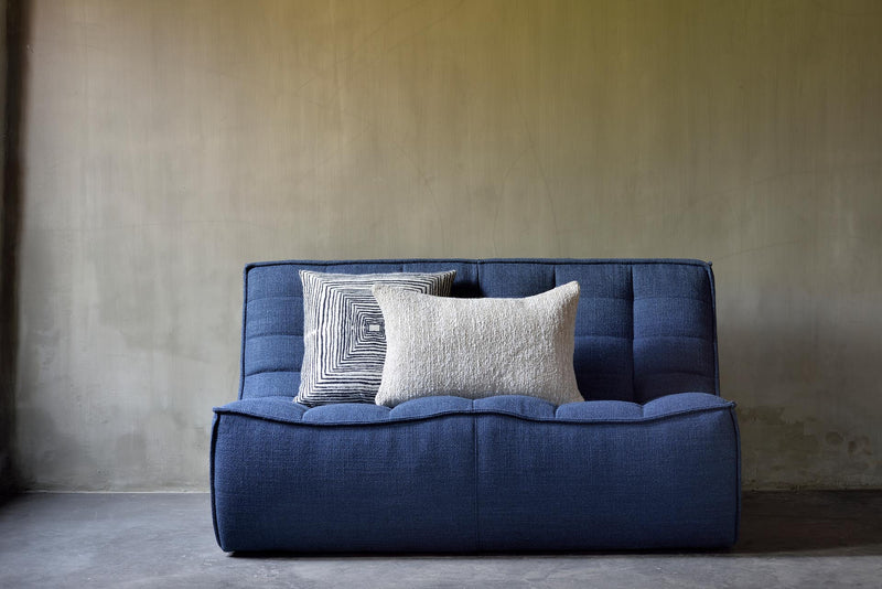 media image for White Linear Square Cushion 265