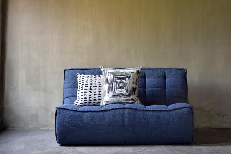 media image for White Linear Square Cushion 229