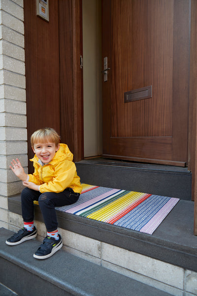 product image for pop stripe shag mat by chilewich 200826 001 6 42
