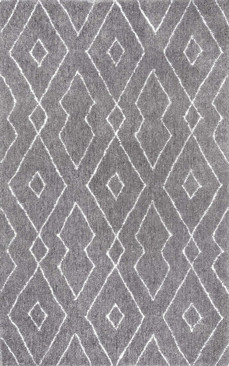 media image for Hand Tufted Beaulah Shaggy Rug in Grey by NuLOOM 226