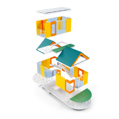 product image for go colors 2 0 kids architect scale model building kit by arckit 5 60