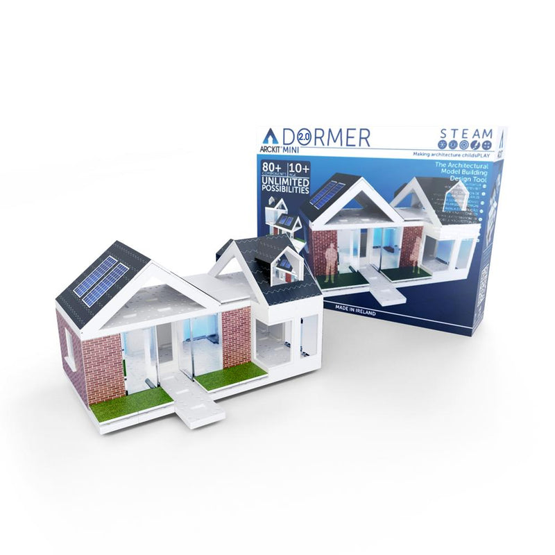 media image for mini dormer 2 0 kids architect scale model house building kit by arckit 1 22