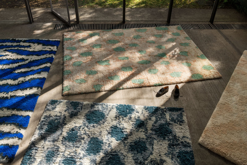 media image for monster dark teal off white rug by hem 30492 6 221
