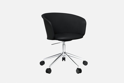 product image for kendo black leather swivel chair bu hem 20247 2 93