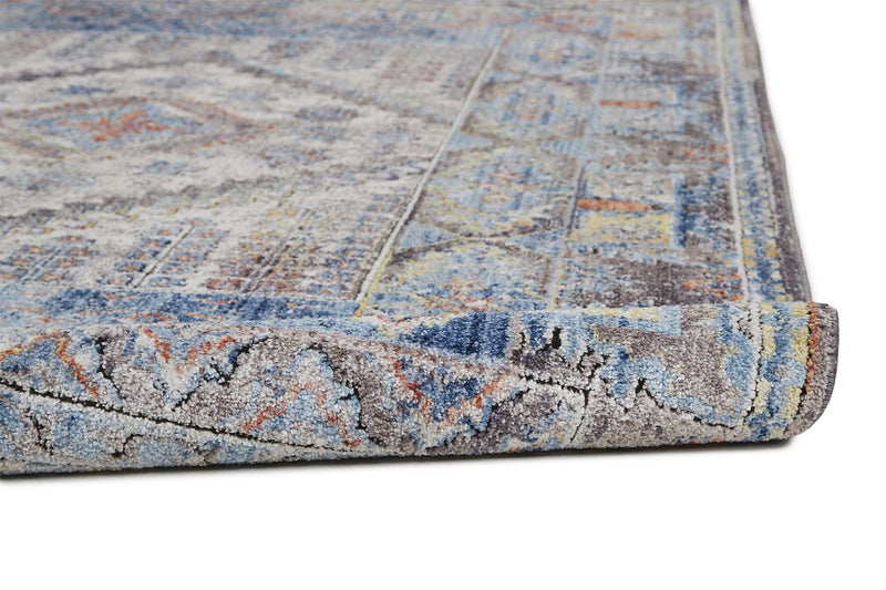 media image for Matana Blue and Gray Rug by BD Fine Roll Image 1 221