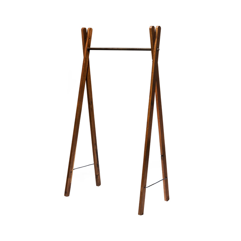 media image for teak wood garment rack design by puebco 2 257