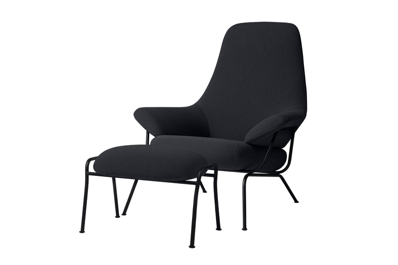 media image for hai lounge chair ottoman by hem 20265 1 221