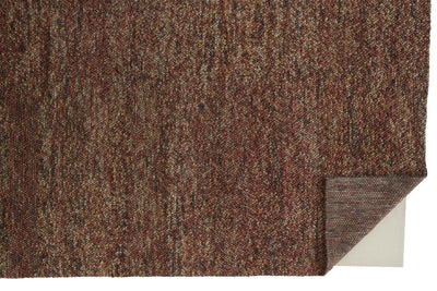product image for Genet Hand Woven Rust and Brown Rug by BD Fine Fold Image 1 34
