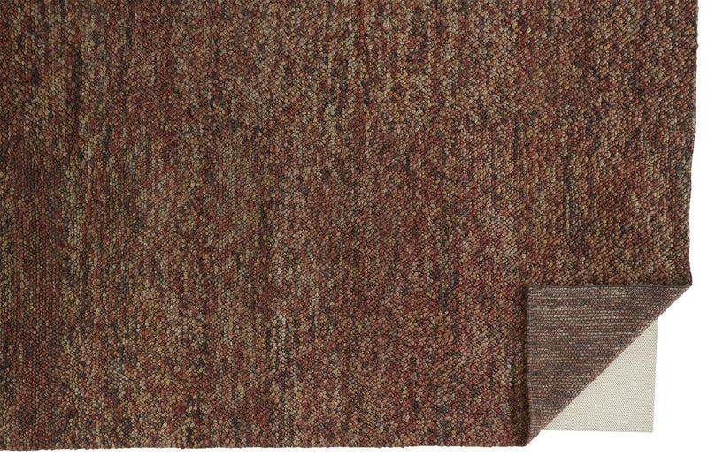 media image for Genet Hand Woven Rust and Brown Rug by BD Fine Fold Image 1 292