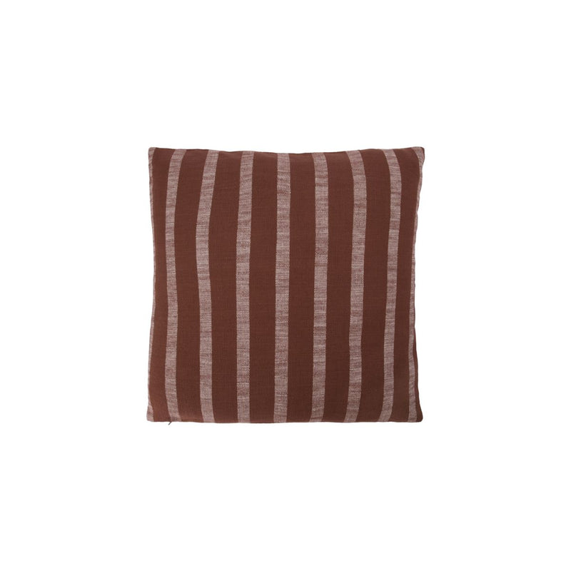 media image for thame brown stripe cushion cover by house doctor 204030062 1 217