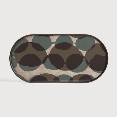 product image for Connected Dots Glass Tray 7 18