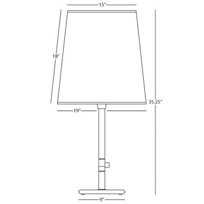 product image for Buster Table Lamp by Rico Espinet for Robert Abbey 74