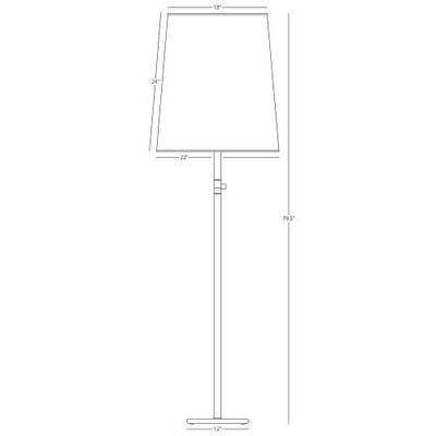 product image for Buster Floor Lamp by Rico Espinet for Robert Abbey 53