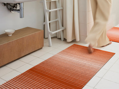 product image for domino stripe shag mat by chilewich 200822 003 18 93