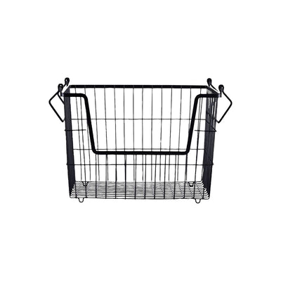 product image for taw matte black basket by house doctor 208051006 3 64