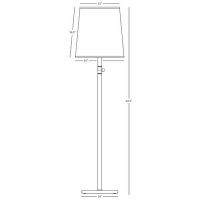 product image for Buster Chica Floor Lamp by Rico Espinet for Robert Abbey 48