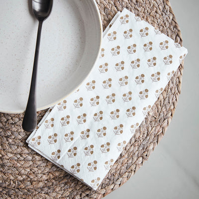 product image for mady napkins grey brown 4 55