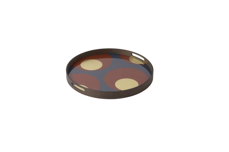 media image for turkish dots glass tray by ethnicraft 1 286
