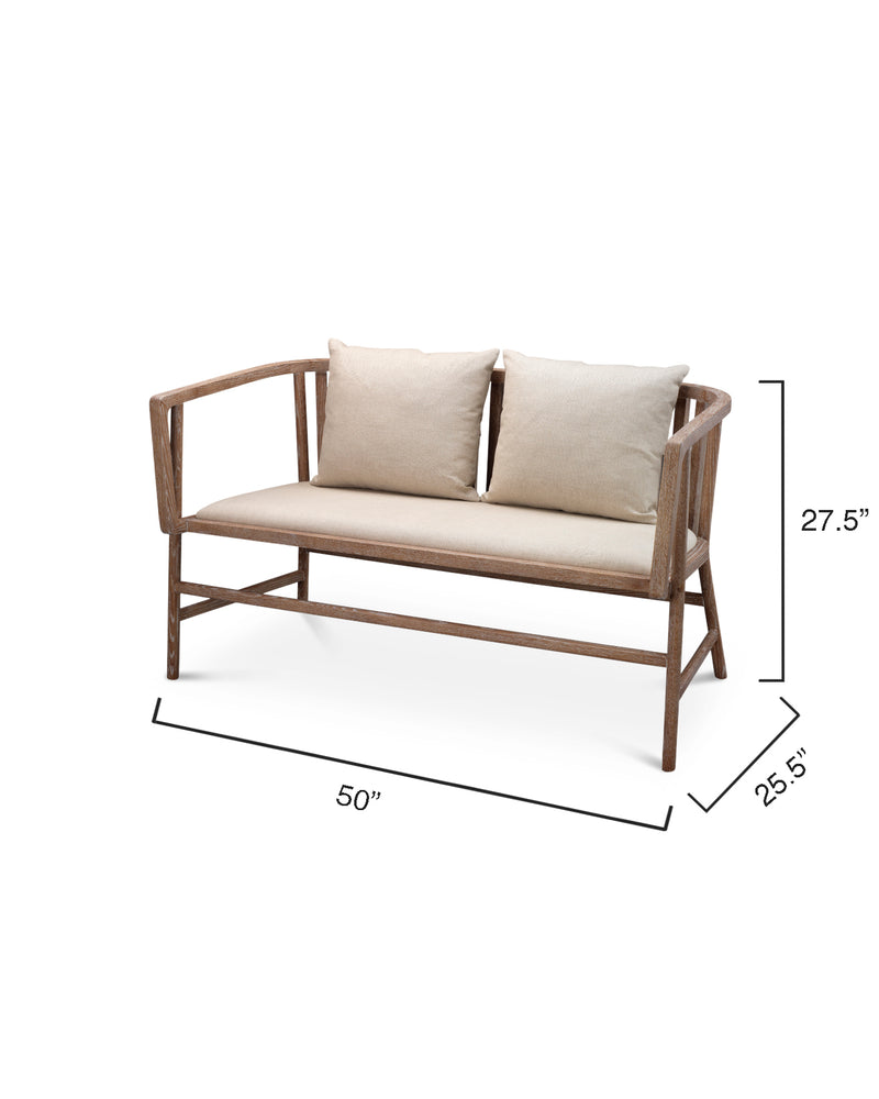 media image for Grayson Settee design by Jamie Young 213