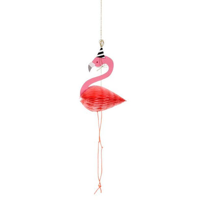 product image for flamingo honeycomb card by meri meri 2 2